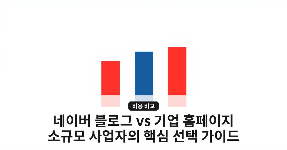 네이버 블로그와 기업 홈페이지 비교: 소규모 사업자가 알아야 할 핵심 가이드