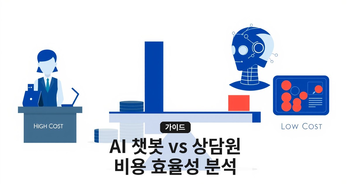 AI 챗봇 대 상담원 비교 : 중소기업 고객 응대 비용과 효율성 분석